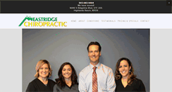 Desktop Screenshot of eastridgechiropractic.com