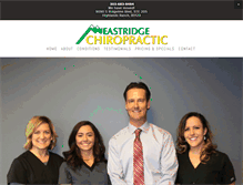 Tablet Screenshot of eastridgechiropractic.com